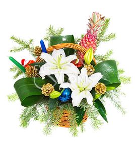 Best holiday. A holiday flower basket to the best holiday of the year!